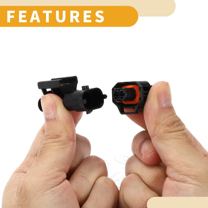 2 x Fuel Injector Connector Plugs for Ford