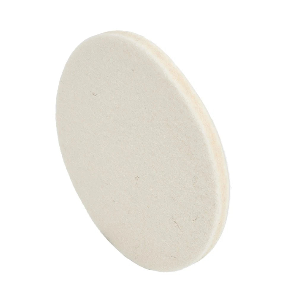 2 x Soft Wool Felt Cleaning Pad for Car Detailing Furniture and More