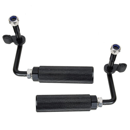 Pair Door Hinge Foot Pegs for 2007-2020 Jeep Wrangler JK JKU JL