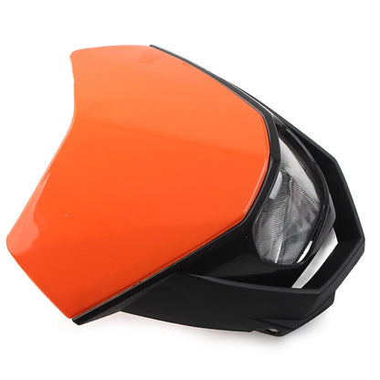 Universal Headlight Lamp for Supermoto & Dirt Bikes - Orange (No Year)