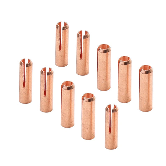 10PCS 2.4mm Short Collets for WP-24 WP-24W Tig Welding Torch (No Year)