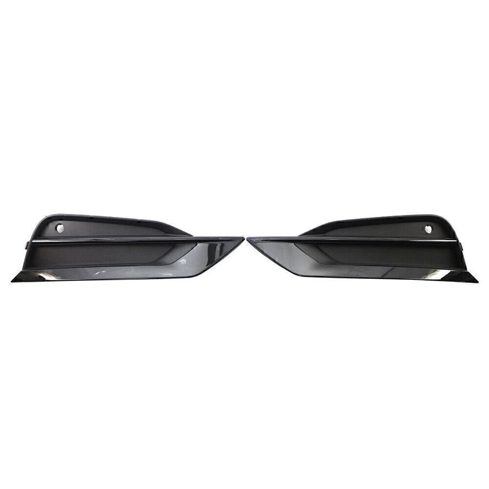 Front Bumper Fog Light Grille for VOLVO S90 V90 (2016-2019) Left & Right Black