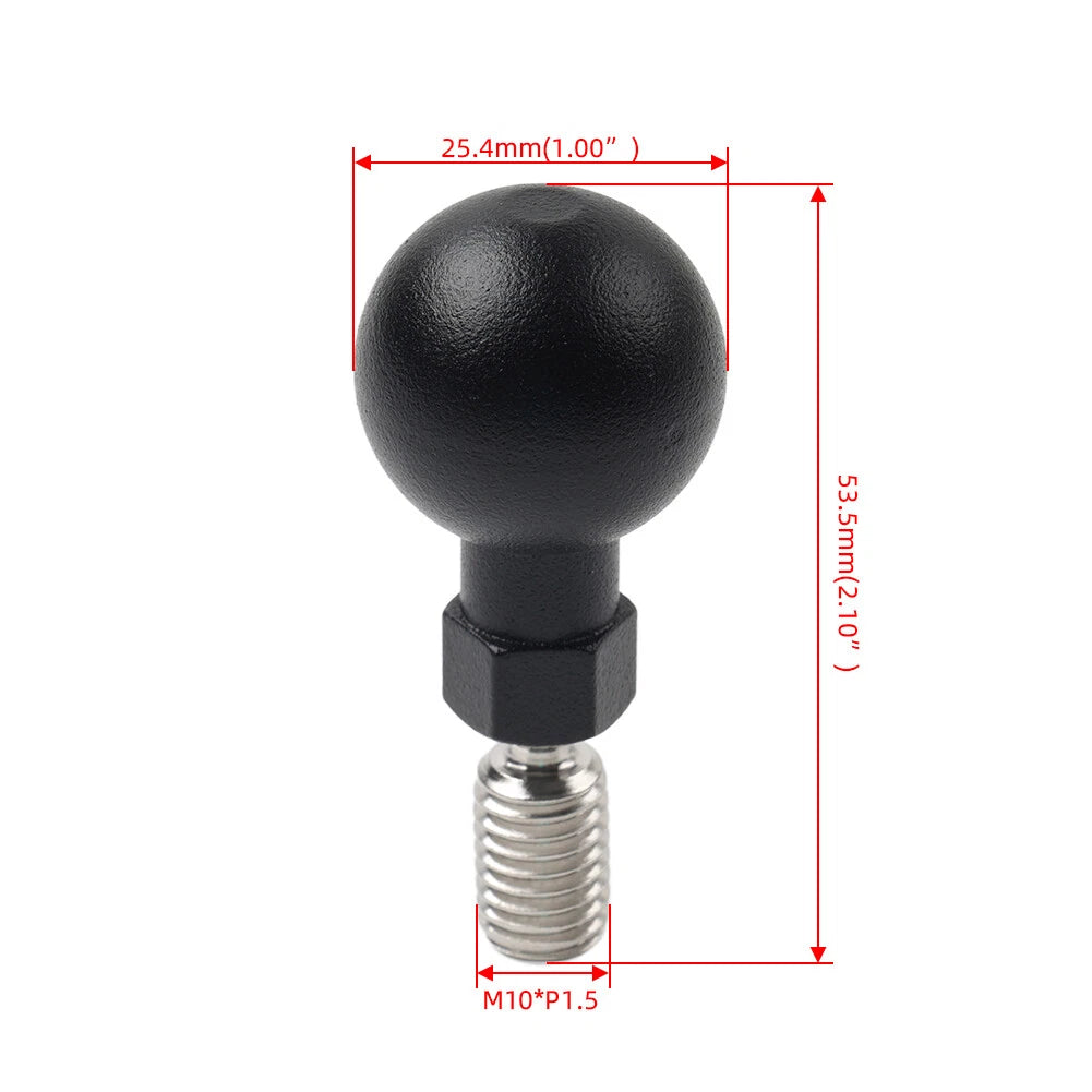 Motorcycle GPS Phone Holder Bracket Clamp Stand for M6-M10 (No Year)
