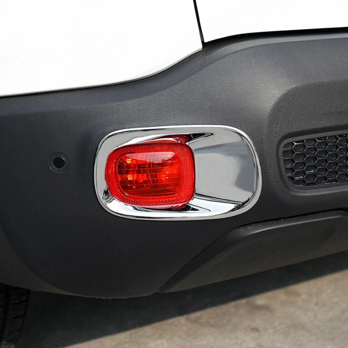 Chrome Rear Fog Light Frame for Jeep Renegade (2015-2023)