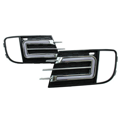 1 Pair LED Front Daytime Running Lights for VW Tiguan (2013-2016)