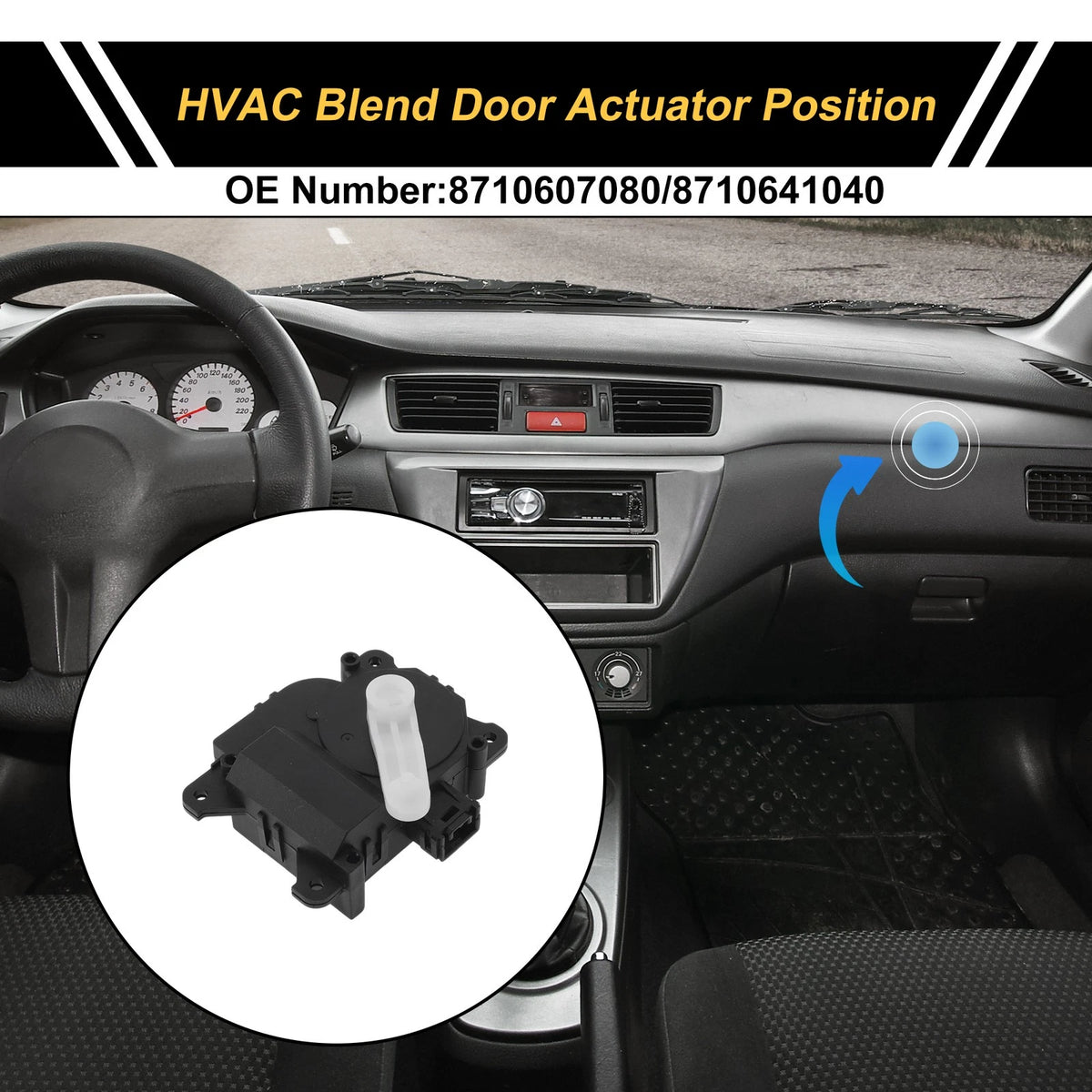 HVAC Heater Blend Door Actuator for Toyota Solara (2004–2008)