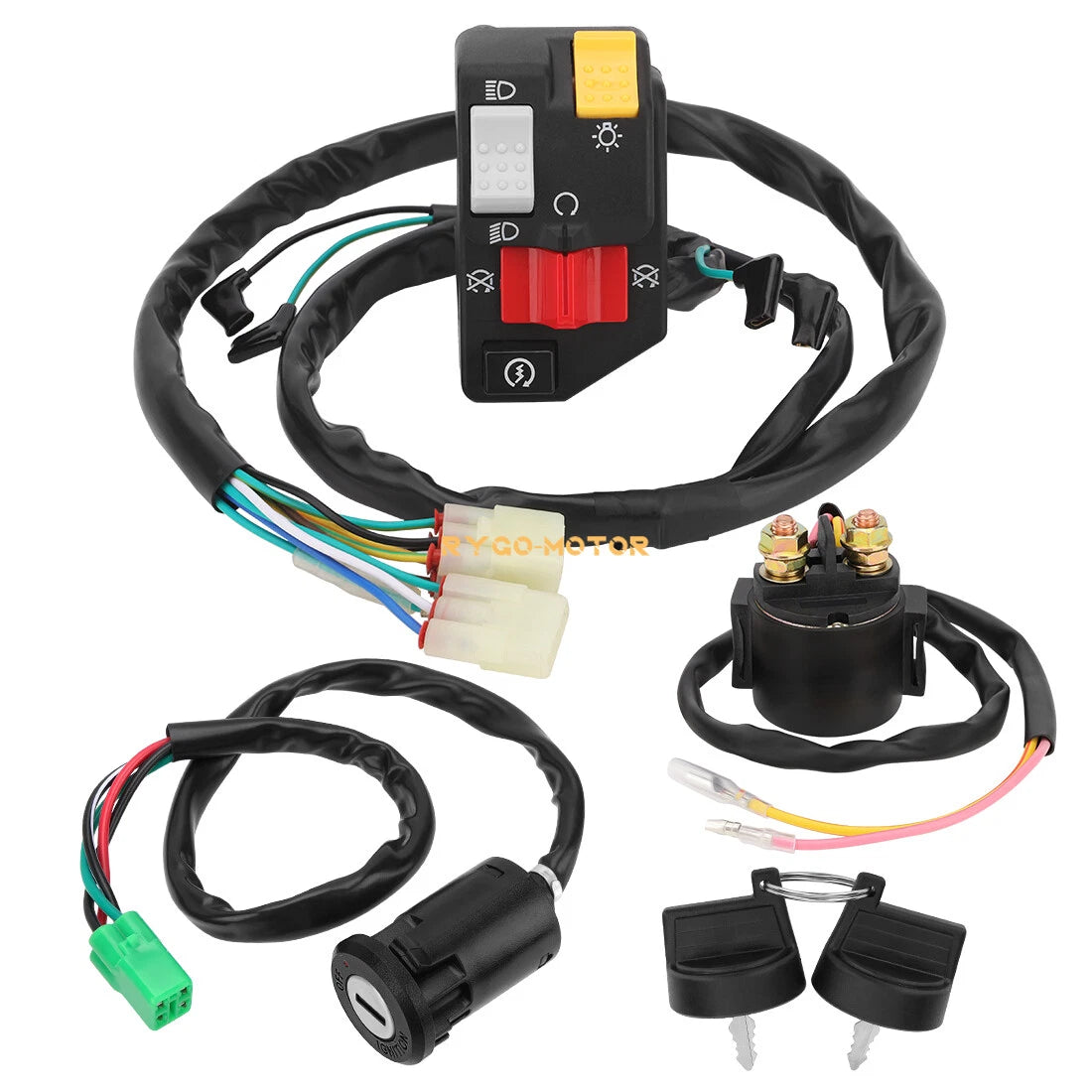 Handlebar Key Starter Relay Switch for Honda TRX400EX (2005–2008)