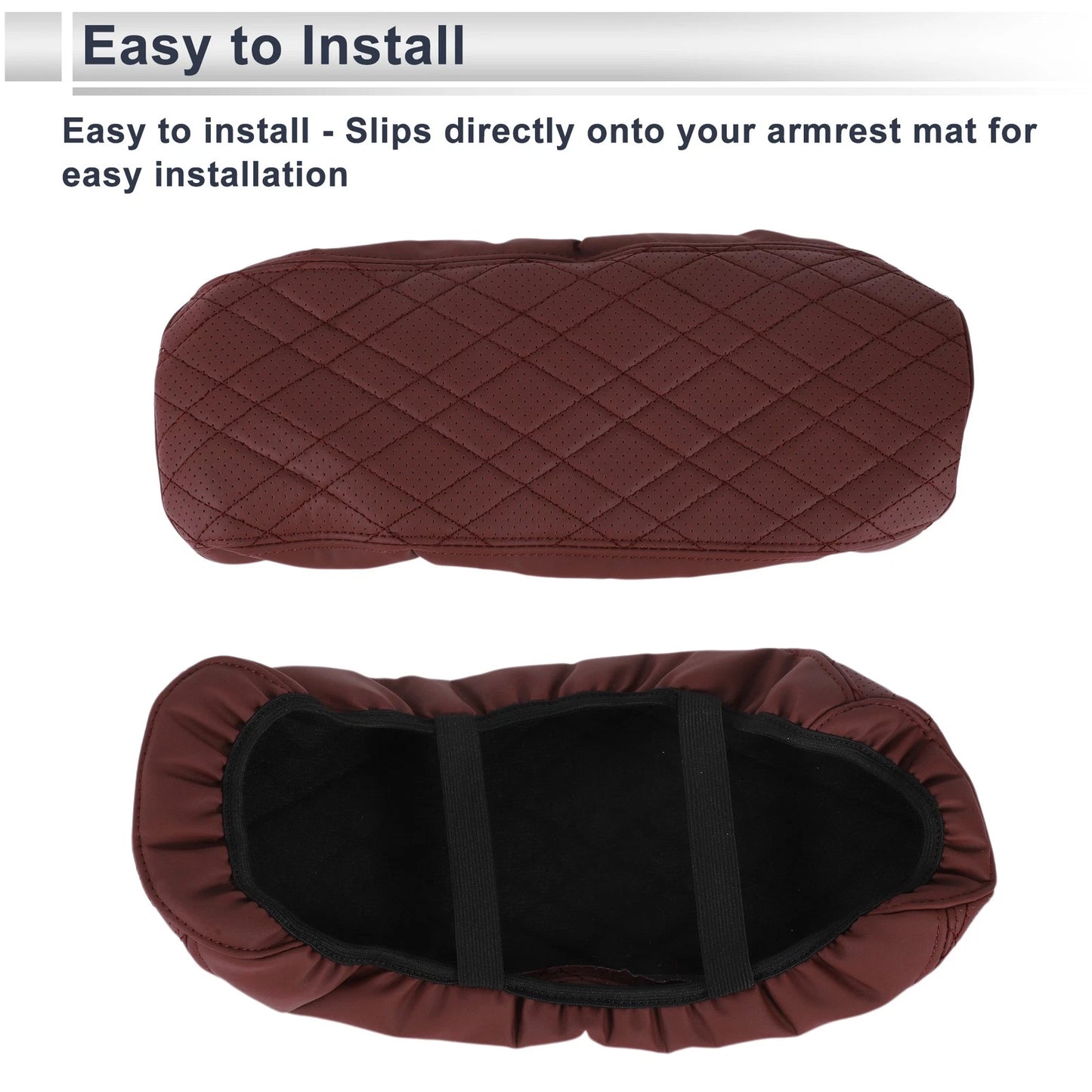 Center Console Cover for BMW i3 (2022-2024) Wine Red 1 Pc