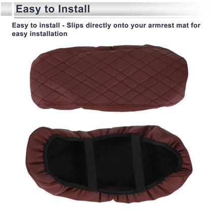 Center Console Cover for BMW i3 (2022-2024) Wine Red 1 Pc
