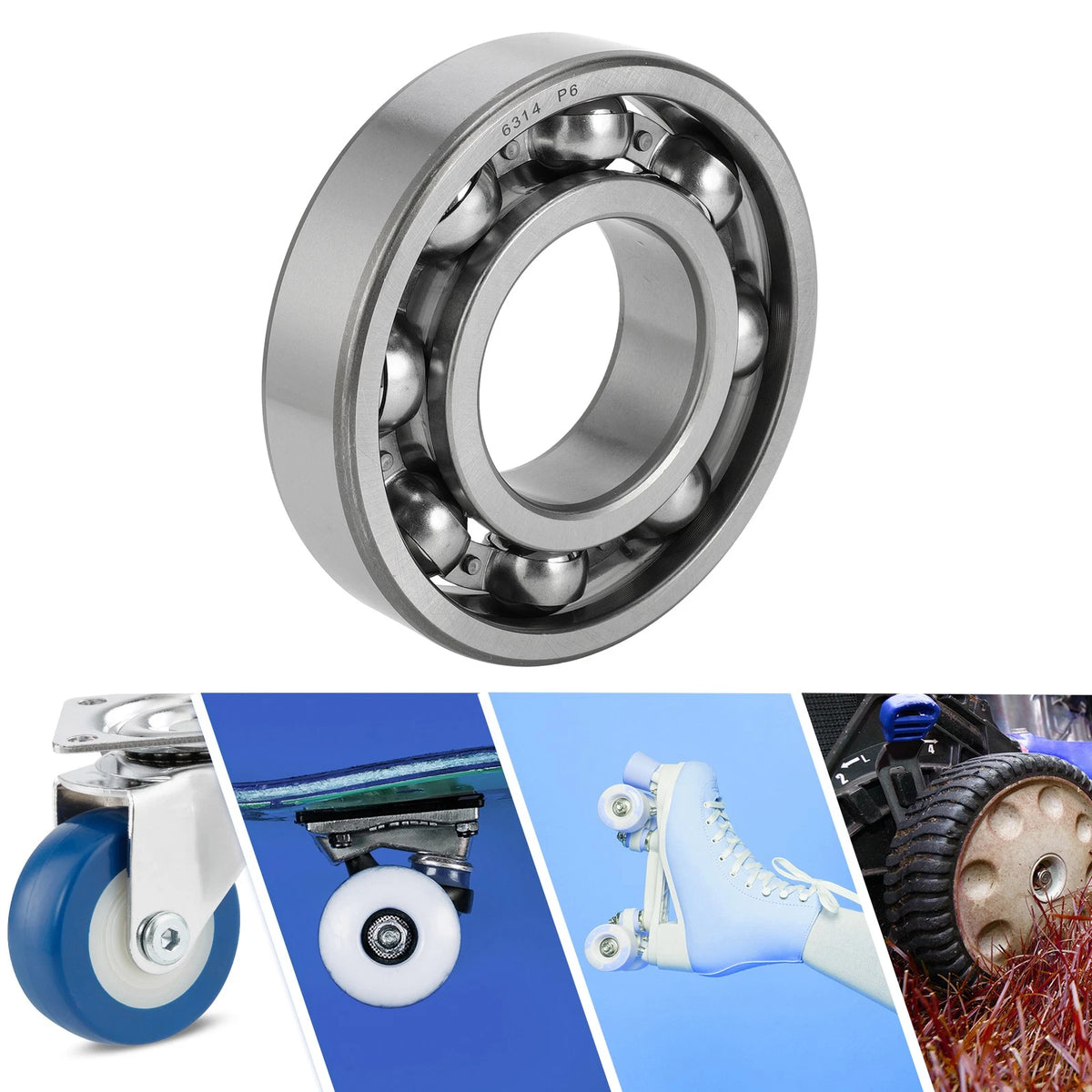 Deep Groove Ball Bearings 70x150x35mm 1 Pc for Scooter Skateboard Wheel