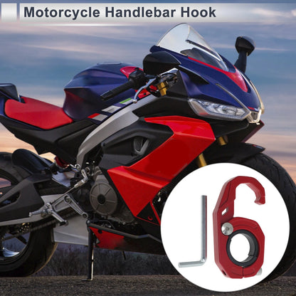 Motorcycle Hanging Hook 1 Set Hexagonal Aluminum Alloy Hook for Scooters
