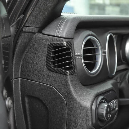 Dashboard Side AC Air Vent Cover Trim for Jeep Wrangler JL JT (2018-2022)