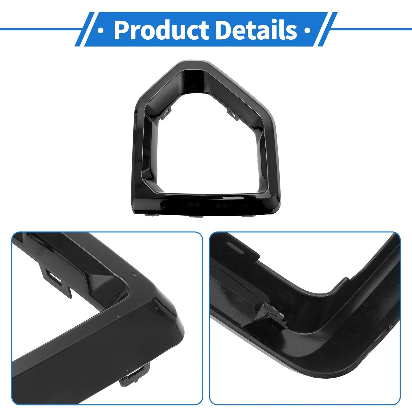 1 Pcs Car Front Left Fog Light Grill for GMC Sierra 1500 (2019 - 2021)