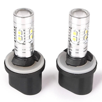 2 x 360° LED Fog Light Bulbs for Car Driving Lamp DRL 6000K HID White 880
