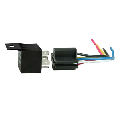 12V 40A SPDT 5-Pin Automotive Relay & Harness Socket Set for Cars