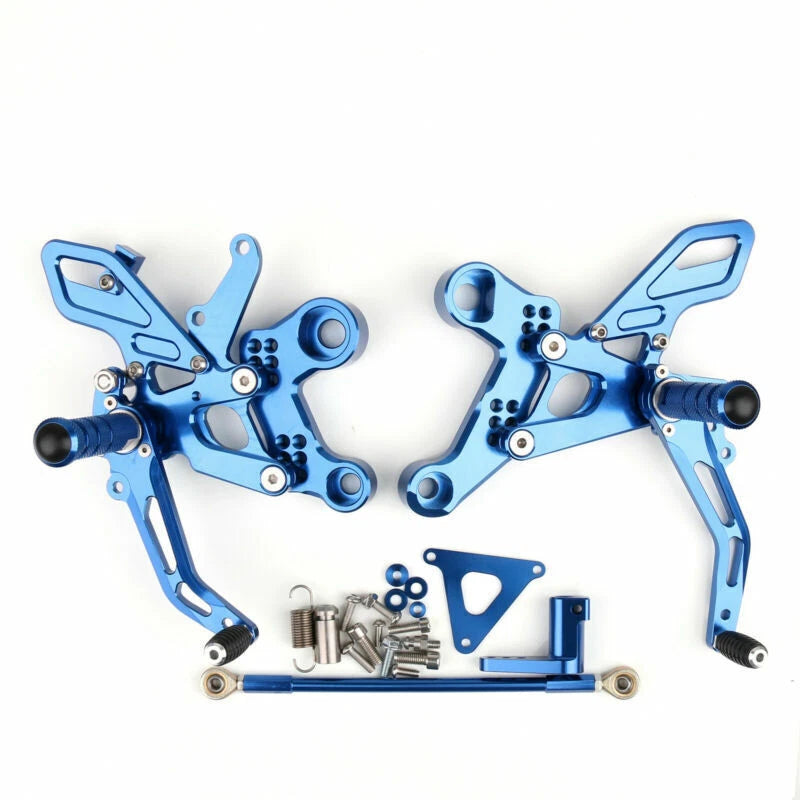 Footpegs Rearset System Blue for Yamaha MT-09 FZ-09 (2014-2016)