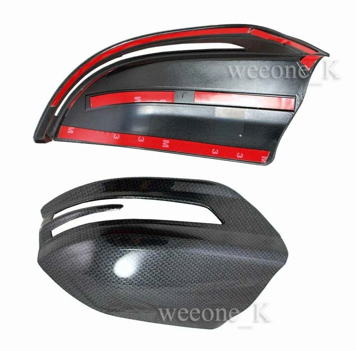 Carbon Mirror Cover Trim for Toyota Hilux Revo (2015-2018)