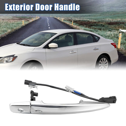 Exterior Chrome Front Left Door Handle for Nissan Sentra, Maxima (2000-2006)