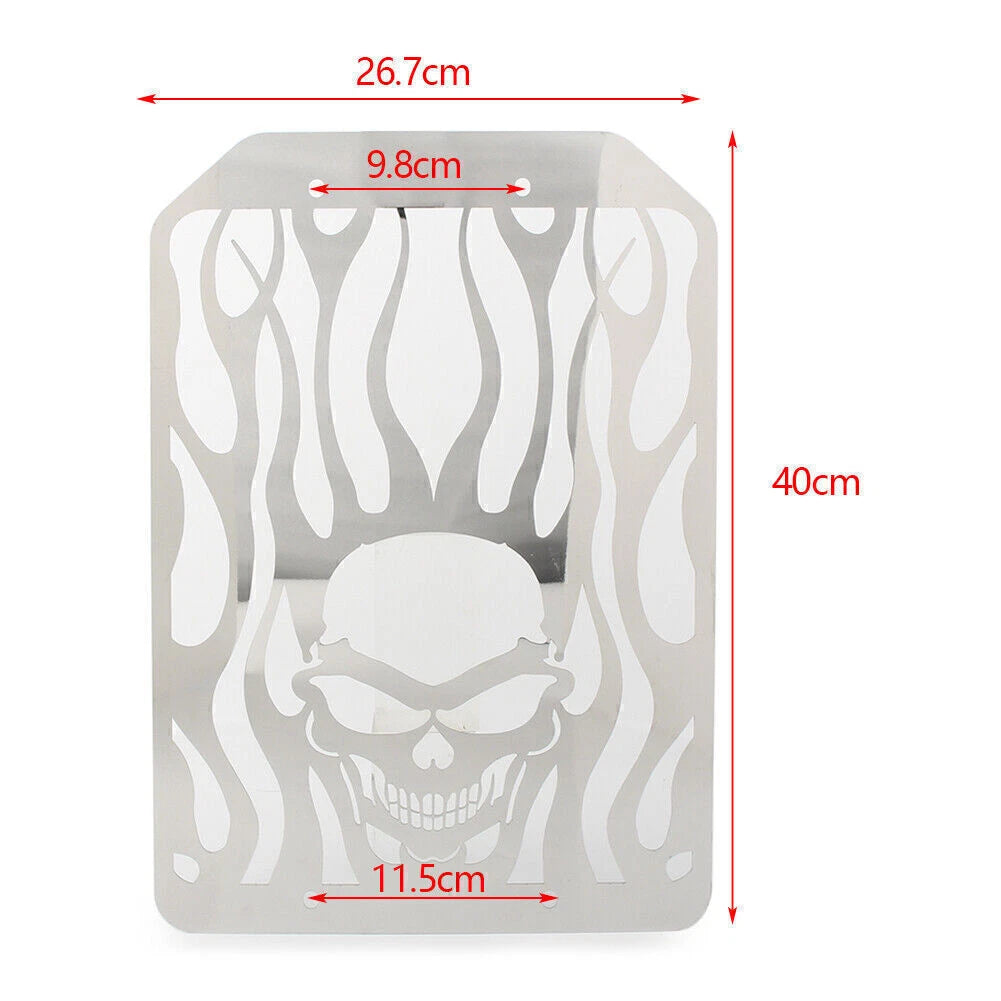 Skull Radiator Grille Cover for Kawasaki VN1500 Mean Streak (2000-2004)