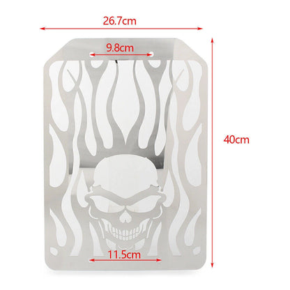 Skull Radiator Grille Cover for Kawasaki VN1500 Mean Streak (2000-2004)