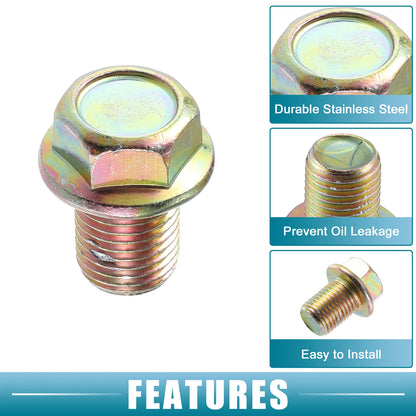4 x Engine Oil Drain Plug Bolt for Suzuki SJ410 (1981-1984)