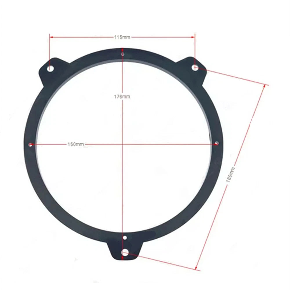 6.5" Car Stereo Speaker Spacer Pad Adapter for BMW 3-Series (1999-2005)