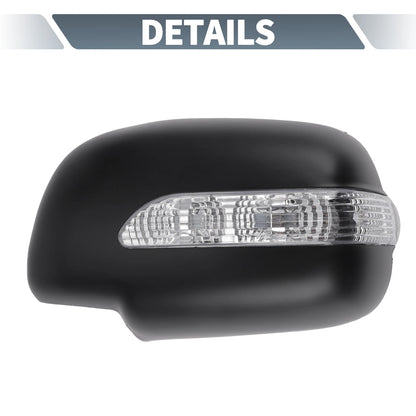 Rearview Mirror Cover Overlay Matte Black for Lexus RX330 RX300 RX350 (2003)