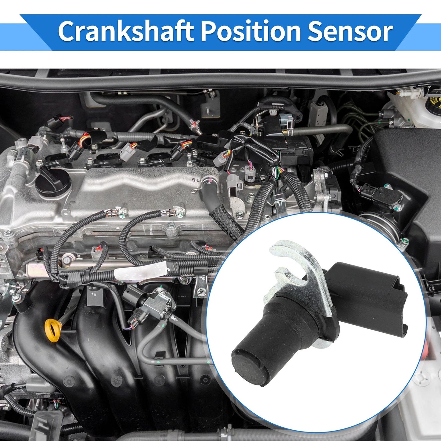 Crankshaft Position Sensor for PEUGEOT 206 307 (2000-2007)