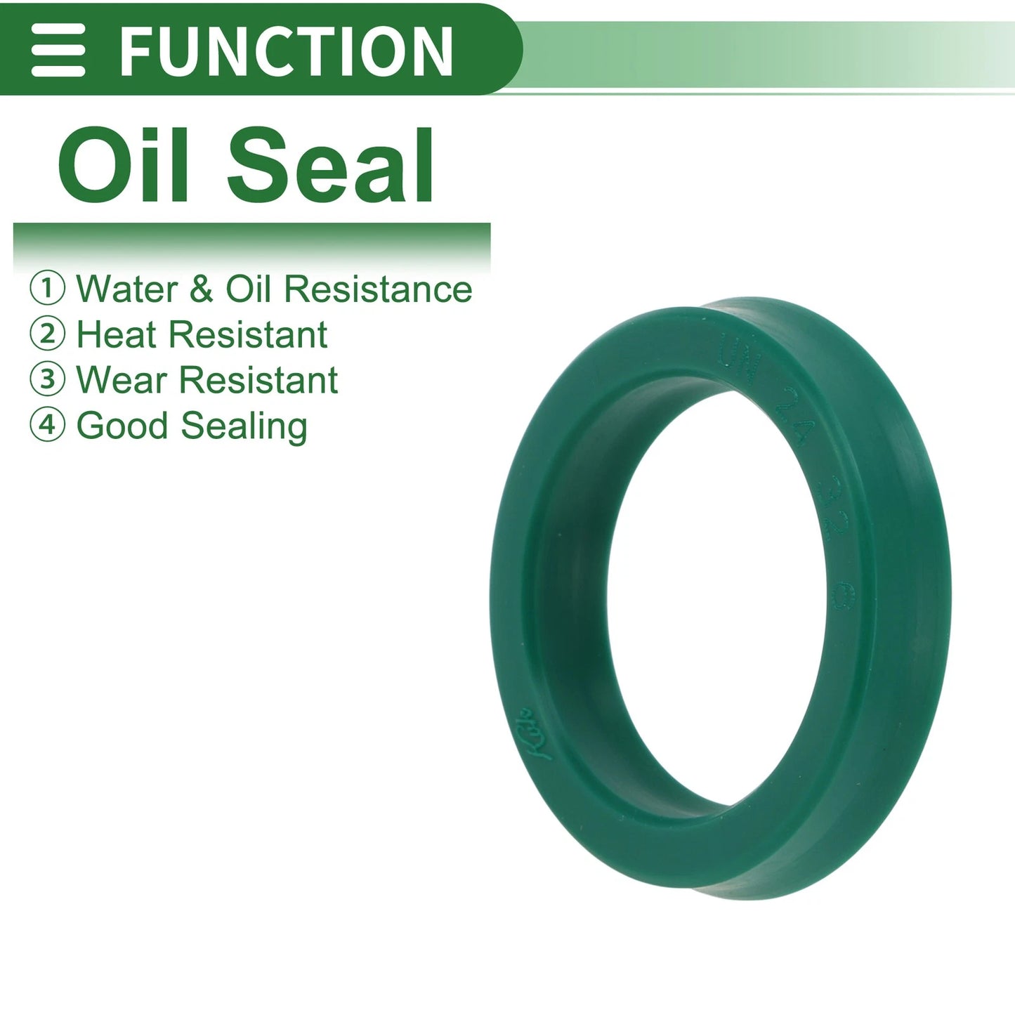 Oil Seal 24x32x6mm Seal Ring Rotary Shaft TPU for MakeModel