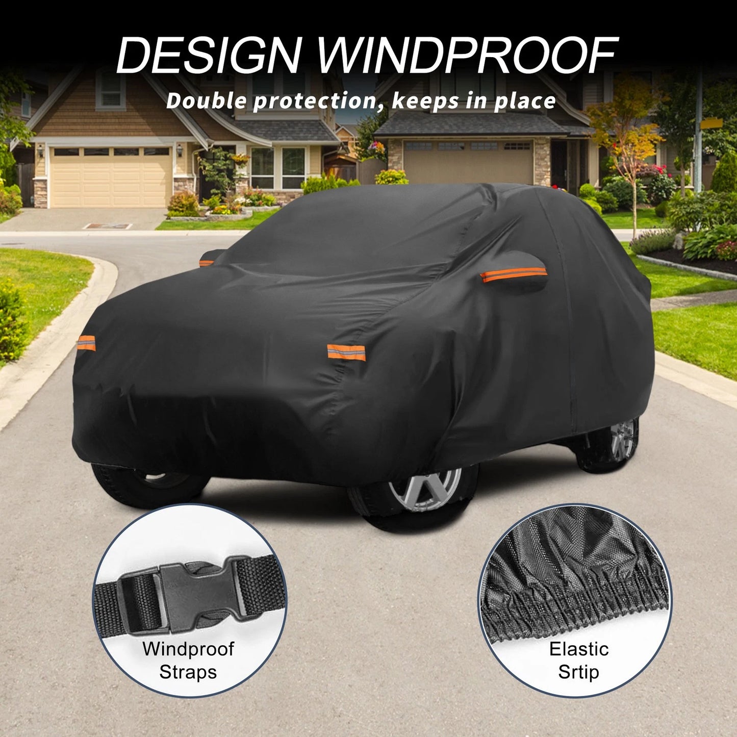 Waterproof Aluminum Film Car Cover for Volvo XC90 (2003-2023)