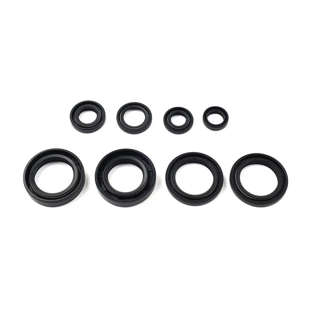 8Pcs Engine Oil Seal Kit for Yamaha DT125 DT175 MX125 MX175 IT175 YZ125 (1974-83)
