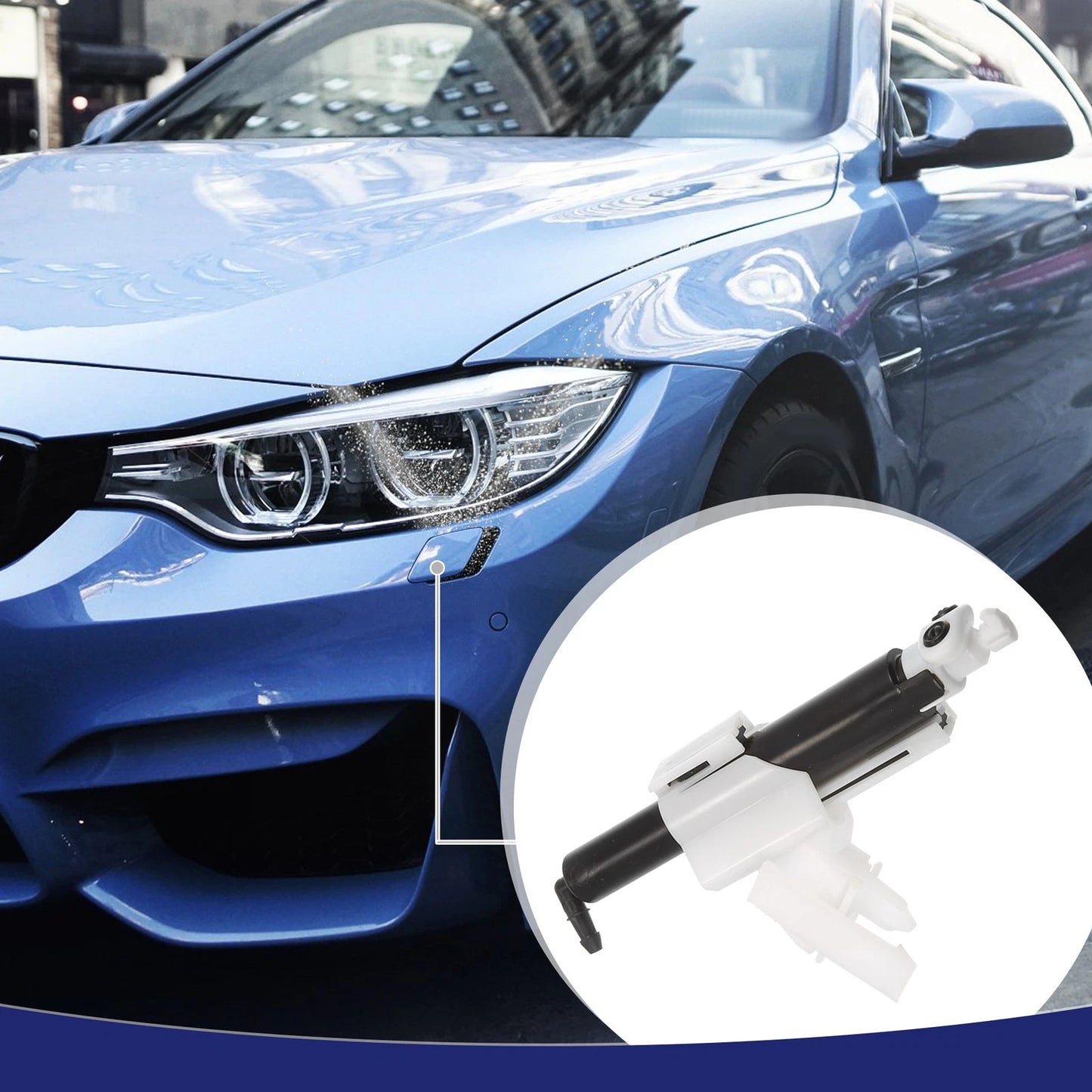 Headlight Washer Nozzle Sprayer for Ford Mondeo MK4 (2007-2014)