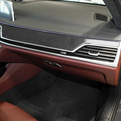 Soft Carbon Fiber Dashboard Panel Trim for BMW 7 Series G11 2016-2022