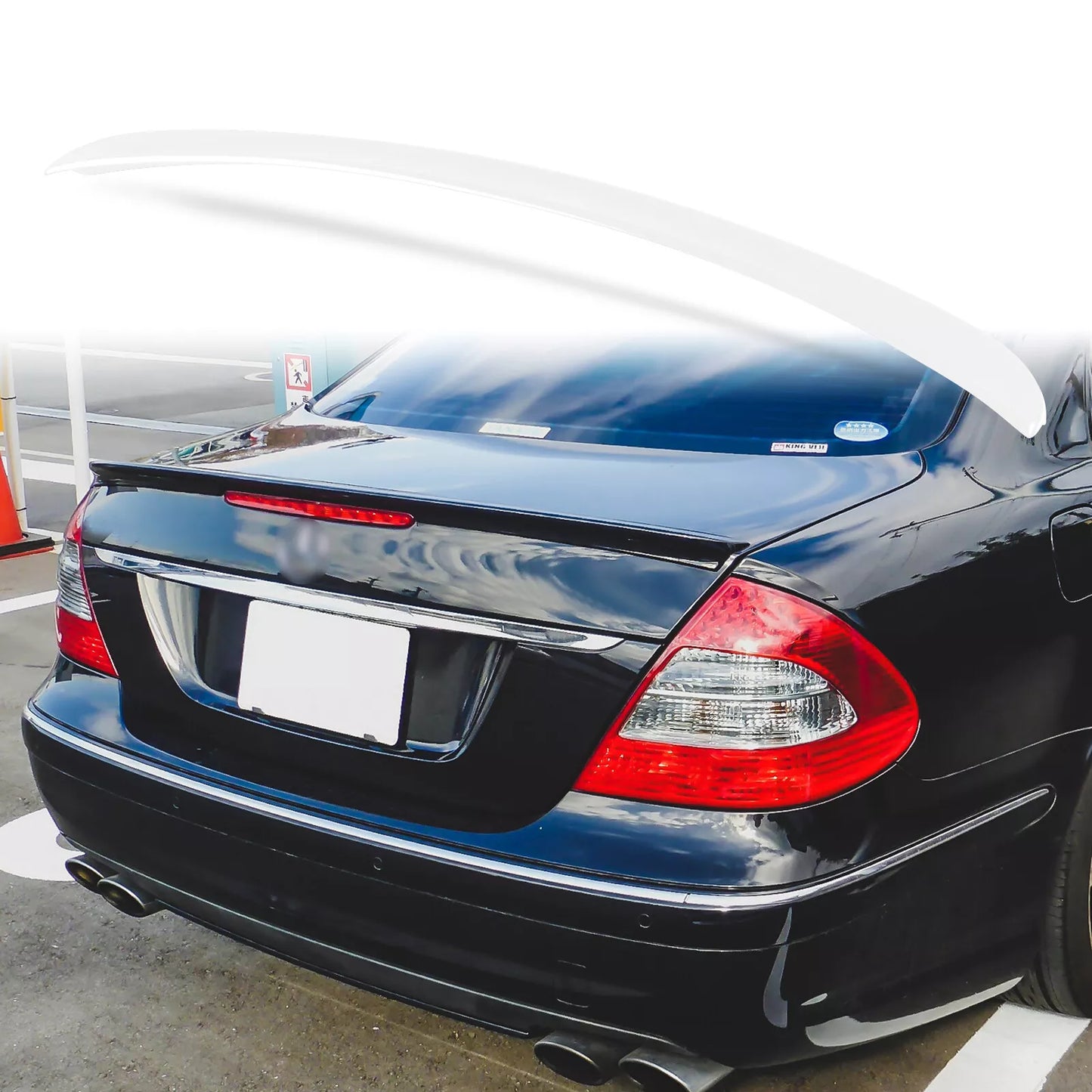 ABS Boot Spoiler for Mercedes W211 E-Class (2002-2009)