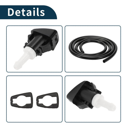 Windshield Washer Nozzle & Fluid Hose for Dodge Grand Caravan (2011-2023)