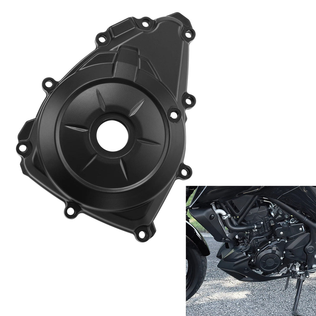 Left Stator Magneto Crankcase Cover for Yamaha MT-03 YZF-R3 (2015-2025)