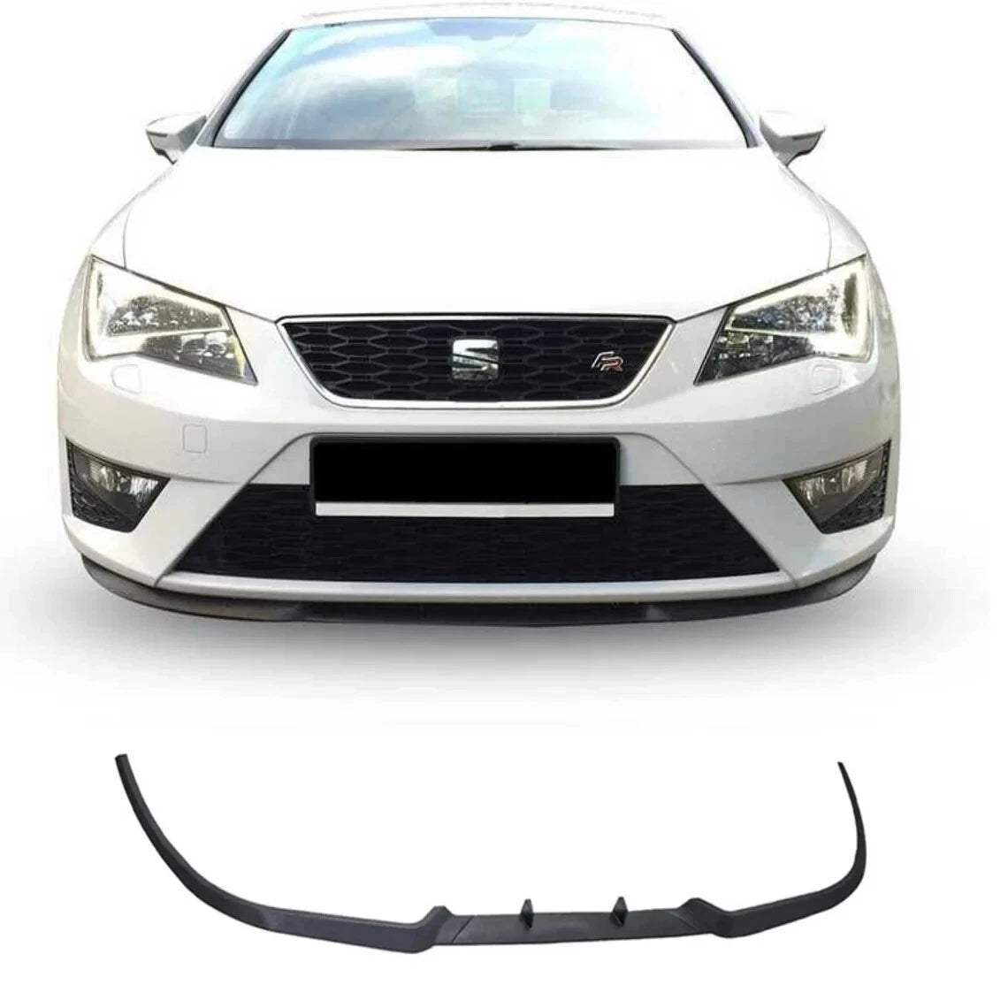 Front Bumper Splitter 3 Pcs for Seat Leon Mk3 Cupra R (2013-2020)