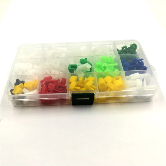160 x Car Plastic Door Lock Rod Clips Fasteners Retainers Wire Clips