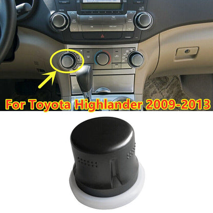 Air Conditioning Left Rotary Knob Cover for Toyota Highlander (2009–2013)