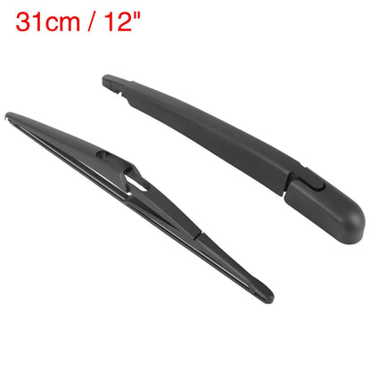 12" Rear Windshield Wiper Blade Arm Set for Nissan Juke (2010-2020)