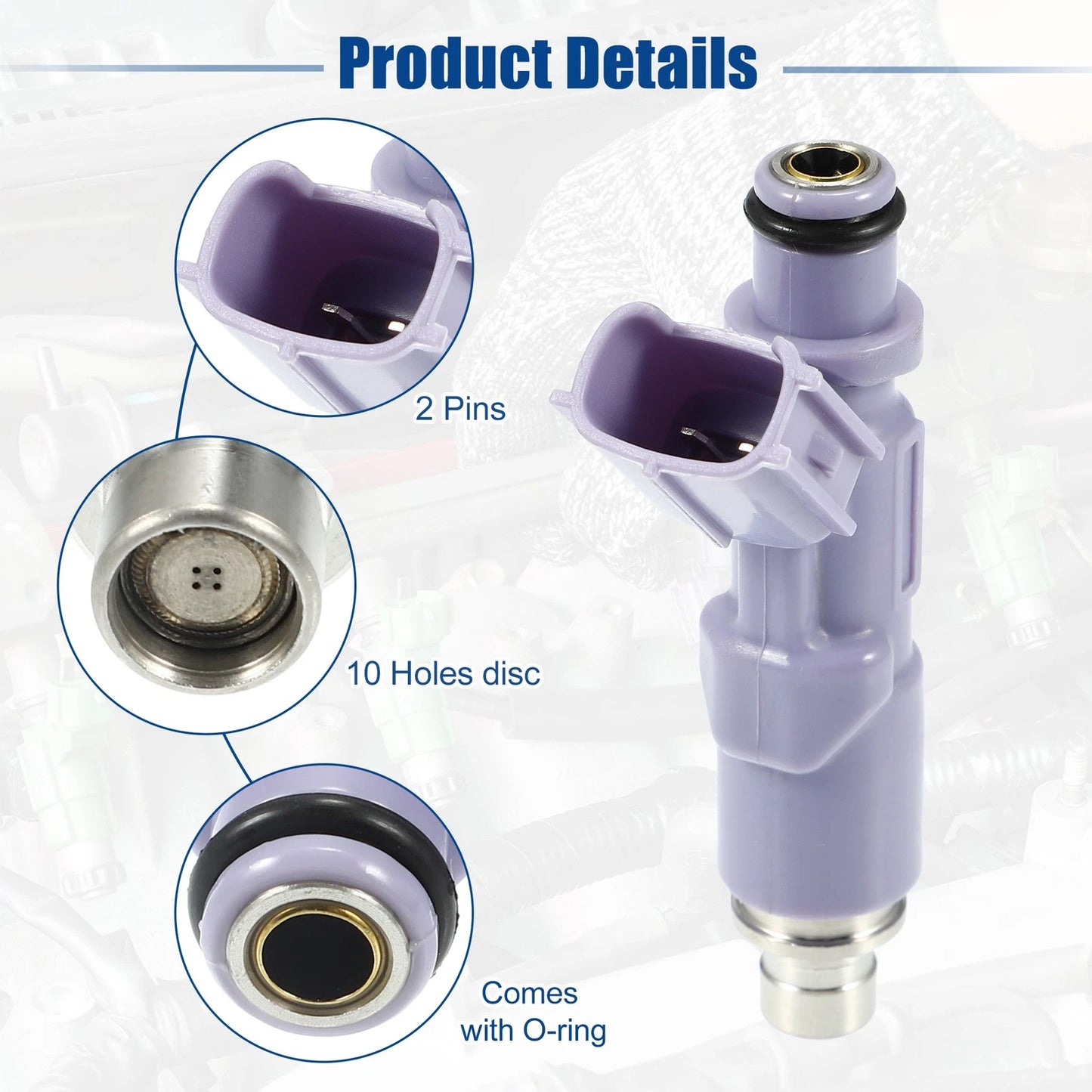 6 x Fuel Injector Nozzles for Lexus IS300 (1999-2005) 3.0L