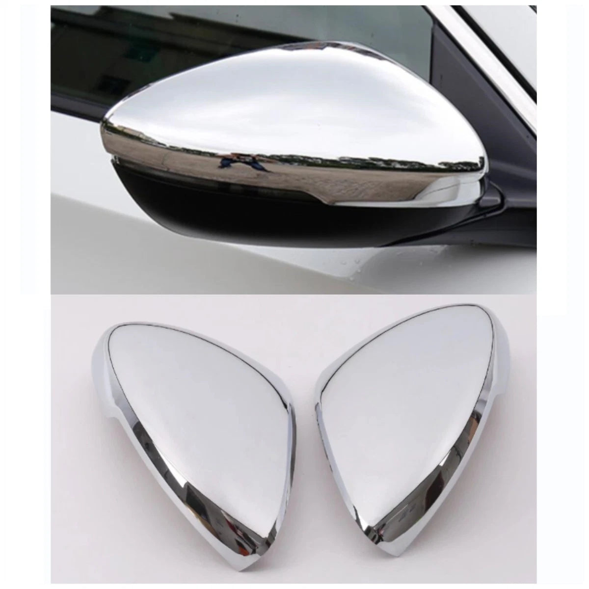 ABS Chrome Rearview Mirror Side Lid Cover Trim for Honda Accord (2023) 2 x pcs