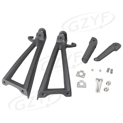 Rear Passenger Foot Peg Rest Bracket for Yamaha YZF R6 (2006-2011) Black