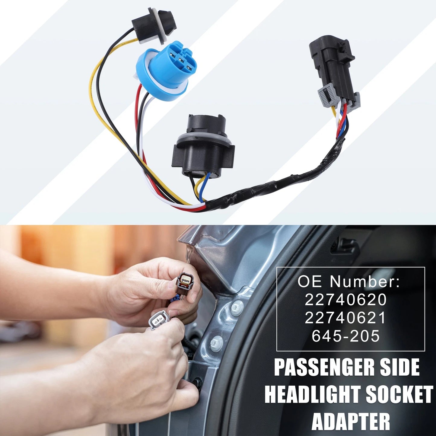 Headlight Socket Adapter for Chevy Cobalt (2005-2009)