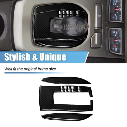 Set Gear Shift Box Cover Carbon Pattern for Chevrolet Camaro (2017-2019)