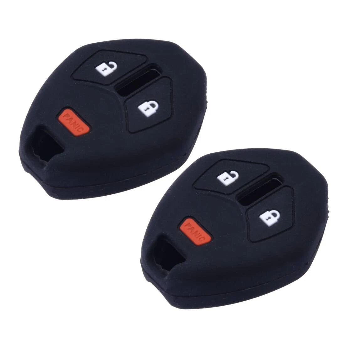2 x Silicone Remote Control Key Shell Covers for Mitsubishi Endeavor (2004-2011)