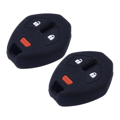 2 x Silicone Remote Control Key Shell Covers for Mitsubishi Endeavor (2004-2011)