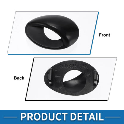 Bumper Headlight Washer Nozzle Cover for BMW M3 (2008-2013) Unpainted Black