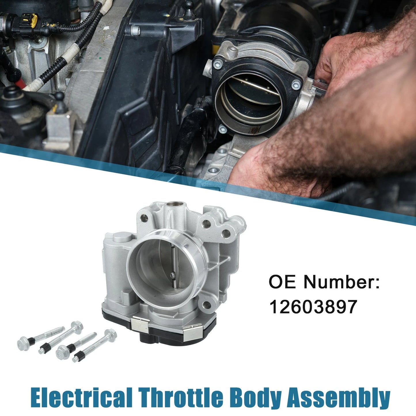 Electronic Throttle Body Assembly for Chevy Cobalt L4 2.2L (2007 - 2010)