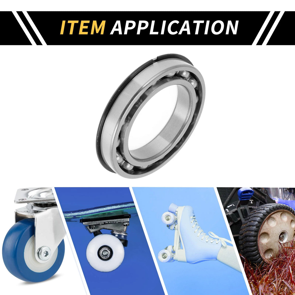 Deep Groove Ball Bearings 75x115x20mm 1 Pc for Scooter Skateboard Wheel
